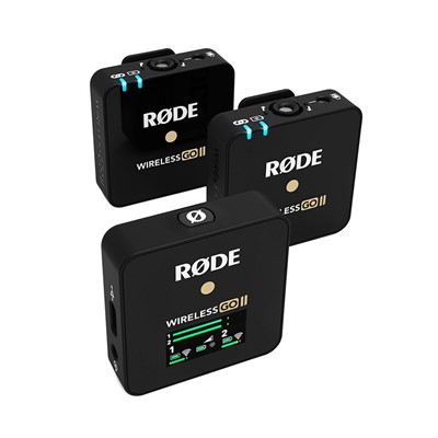 羅德RODE wireless go II無線麥克風2代單反麥克風二代手機無線小蜜蜂采訪直播收音麥 Wireless Go II 一拖二（標配）