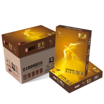 金鳥 A3 80g 復印紙 電腦打印紙辦公用品 金鳥A3/80克（5包裝/2500張） A3